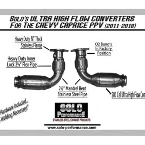 2011- -2018 Caprice PPV Ultra High Flow Converters